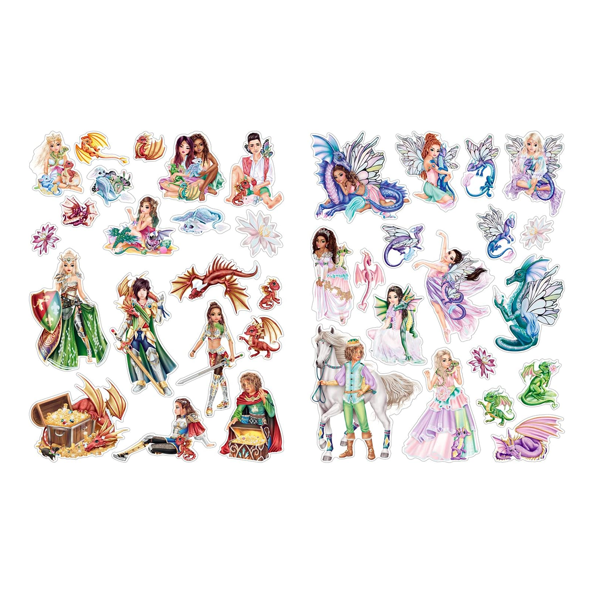 TOPModel Stickerworld - Dragon Love