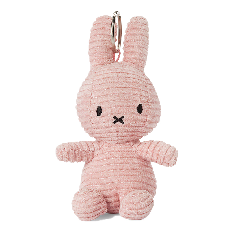 Miffy Keychain Corduroy Pink