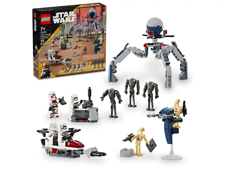 Clone Trooper and Battle Droid Battle Pack 75372