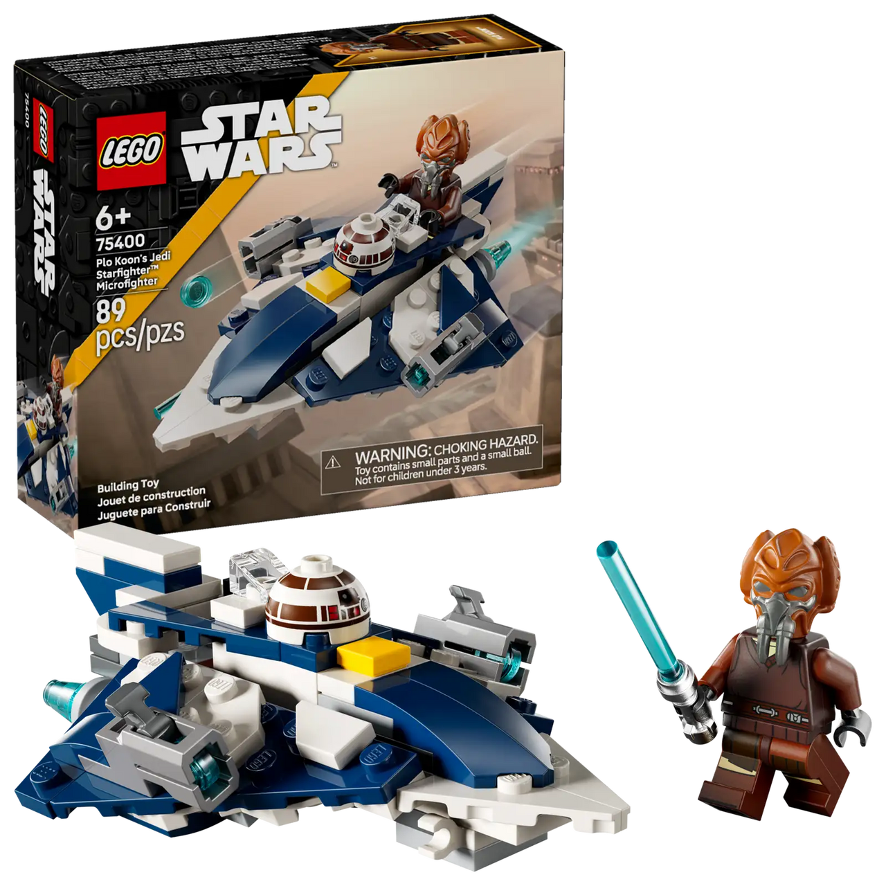 Plo Koon's Jedi Starfighter Microfighter Lego 75400