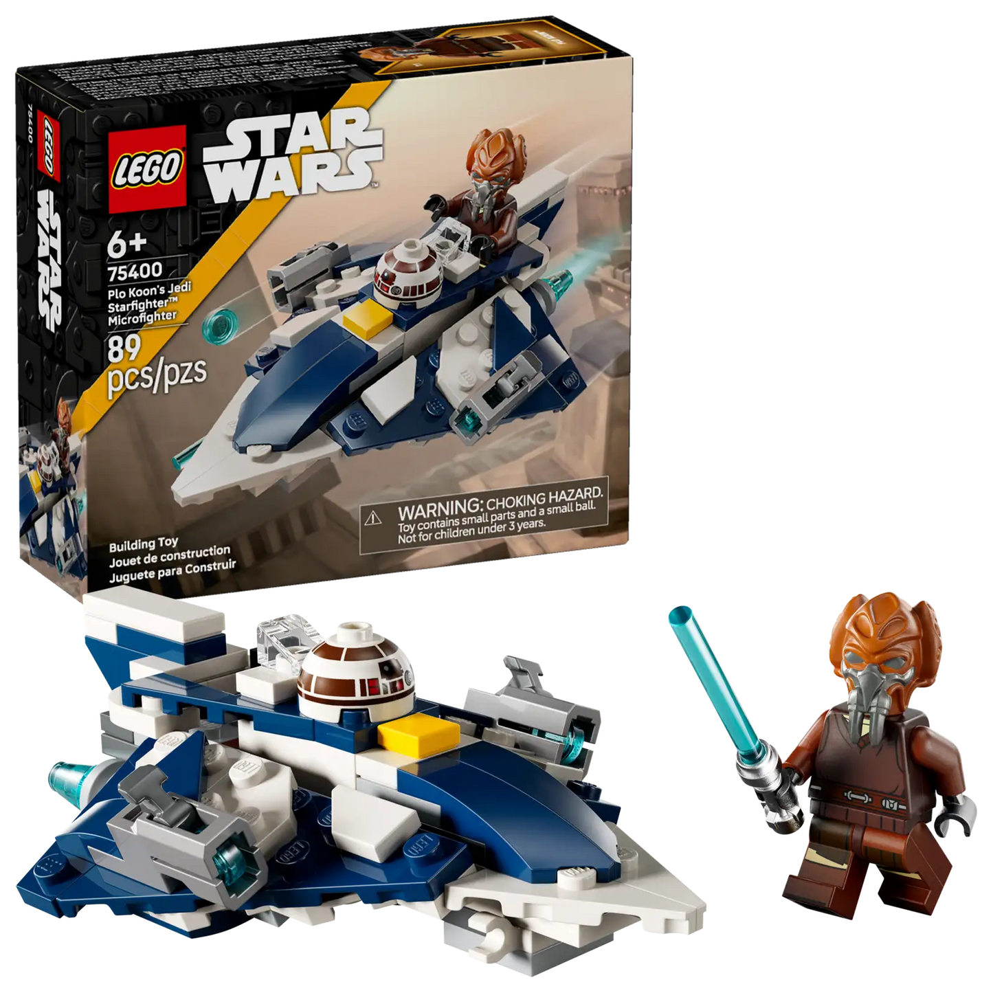 Plo Koon's Jedi Starfighter Microfighter Lego 75400