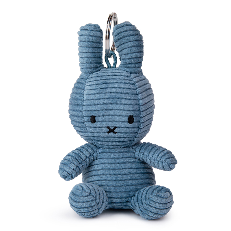 Miffy Keychain Corduroy Aviator Blue