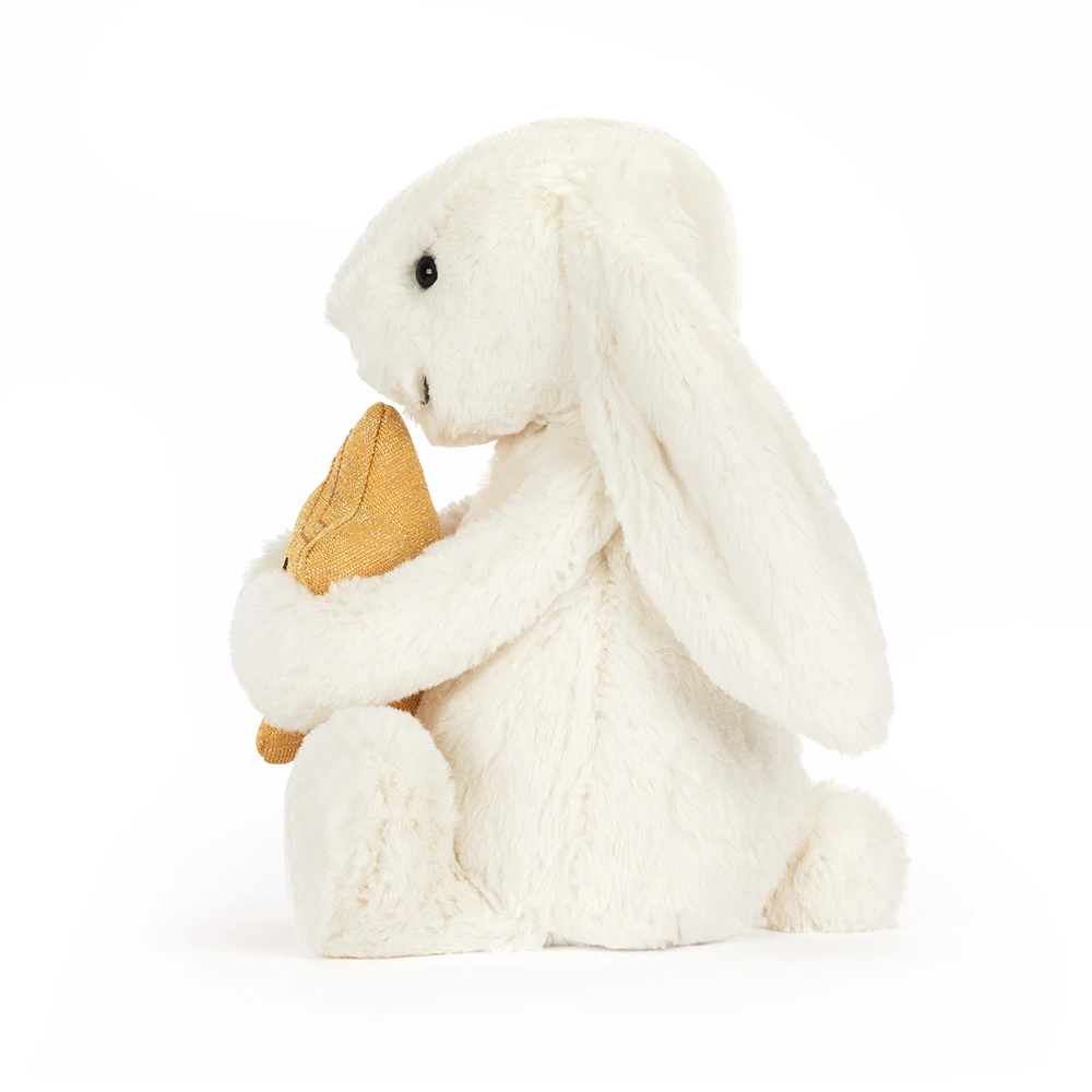 Bashful Cream Bunny with Star