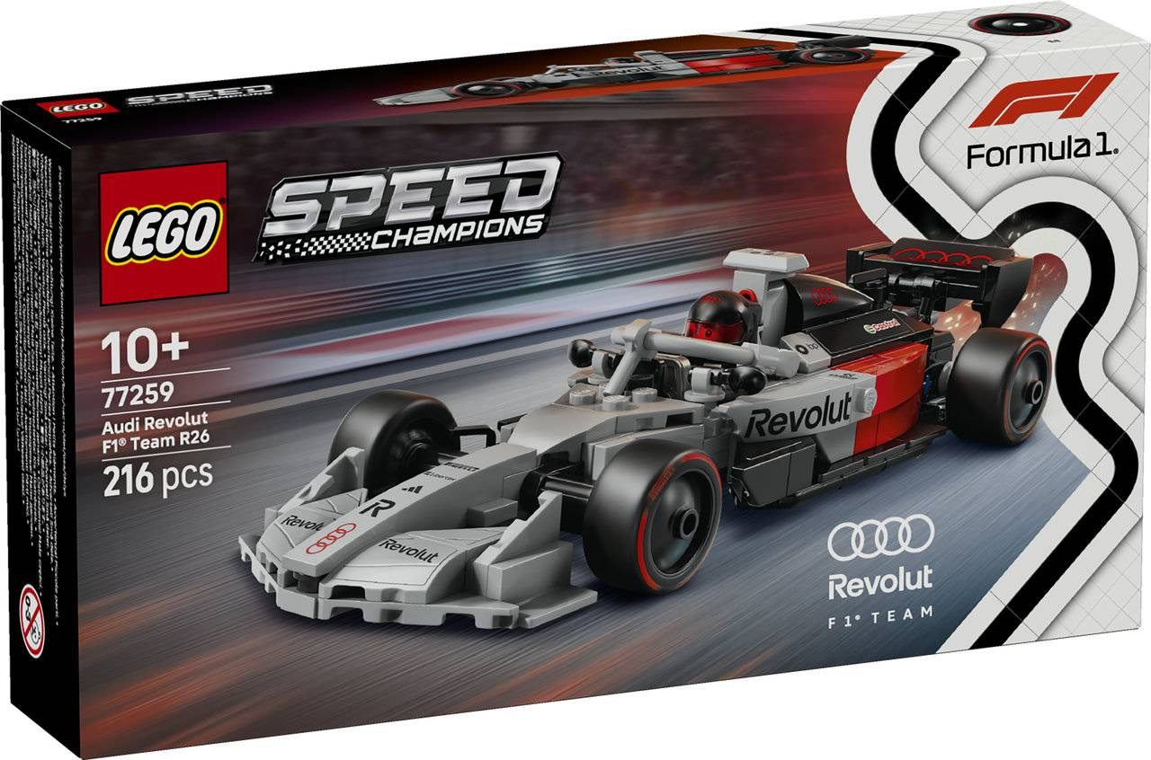 Audi Revolut F1® Team R26 Race Car Lego 77259