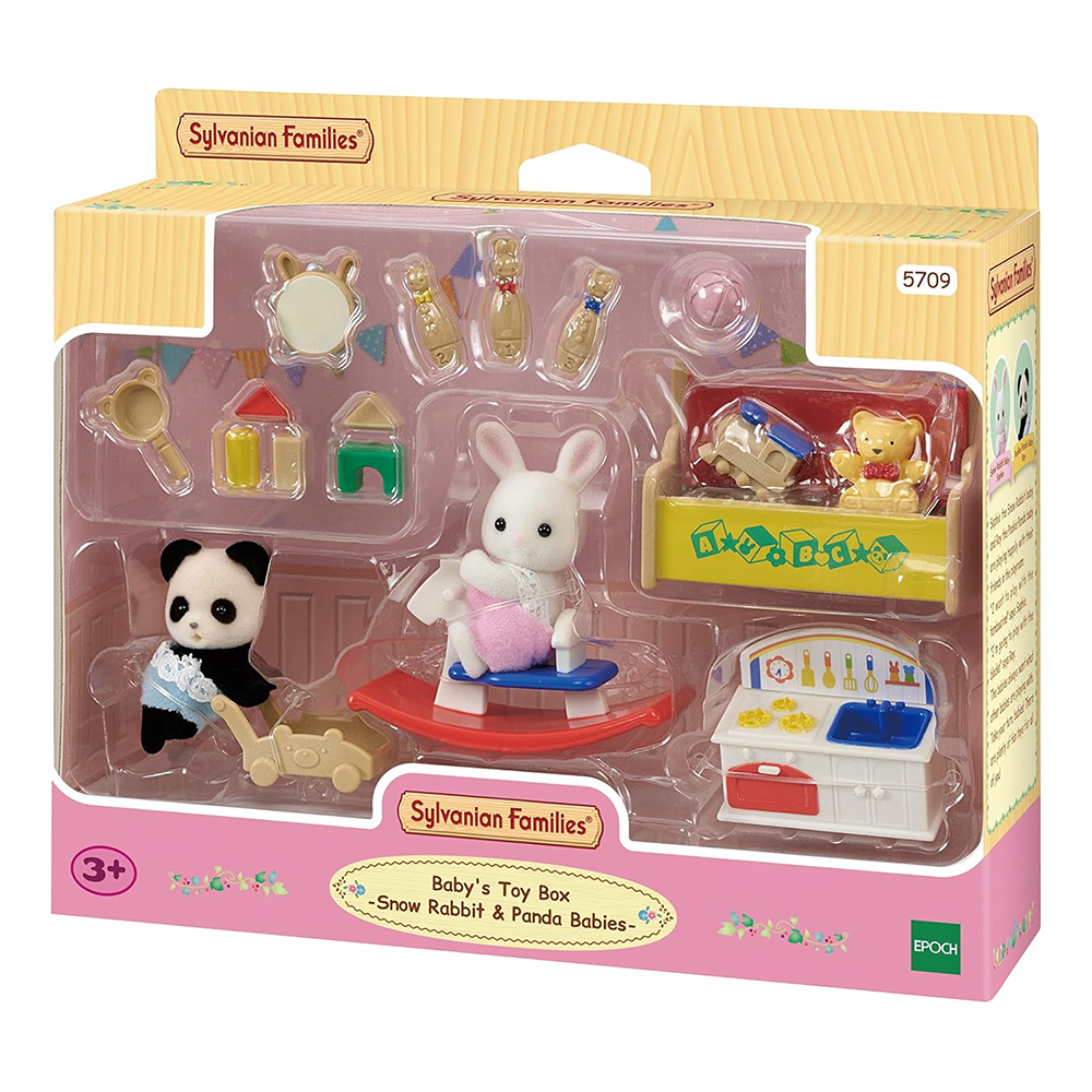 Baby's Toy Box (Snow Rabbit & Panda Babies)