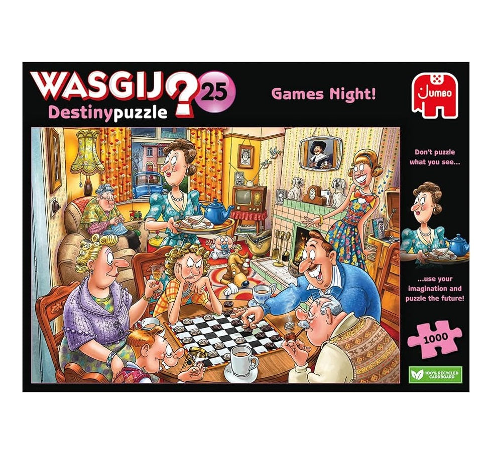 Wasgij 1000 pc Puzzle - Destiny No. 25 - Game Night