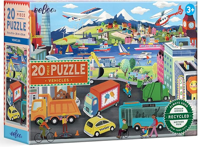 20 Piece Puzzle-Vehicles