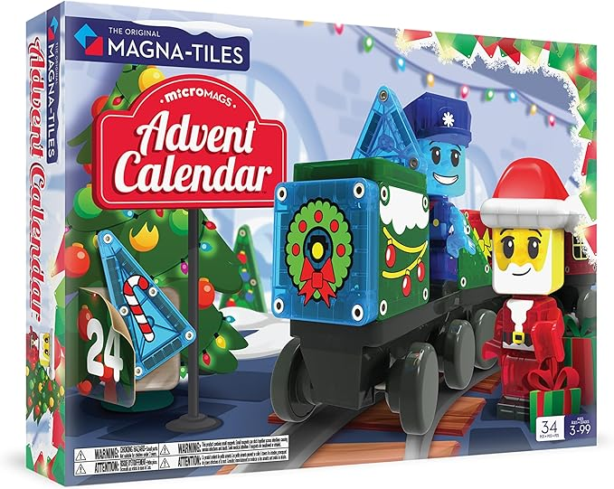 Magna-Tiles Micro Mags Advent Calendar 34pcs