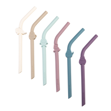 Silicone Straw Set 6