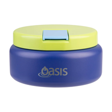 Double Wall Insulated Food Flask 230ml - Peacock Blue