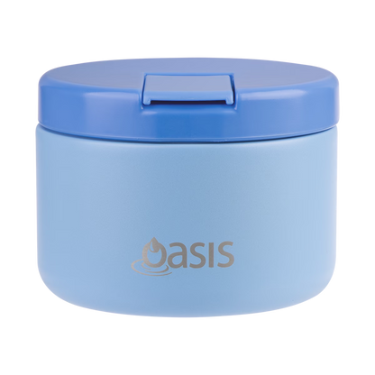 Double Wall Insulated Food Flask 300ml (Blue)