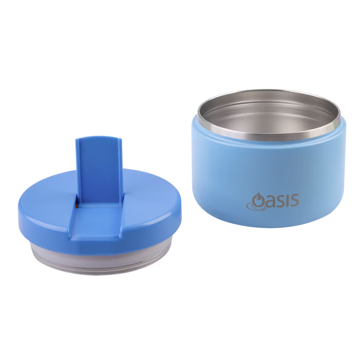 Double Wall Insulated Food Flask 300ml (Blue)