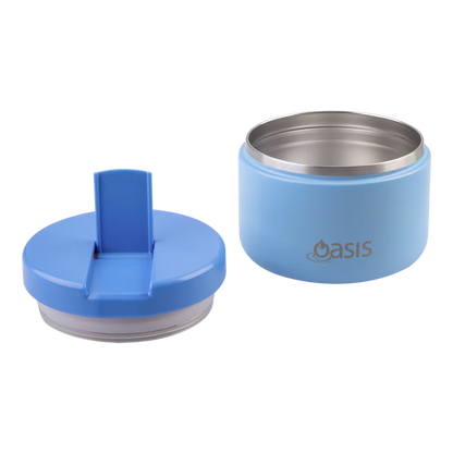 Double Wall Insulated Food Flask 300ml (Blue)