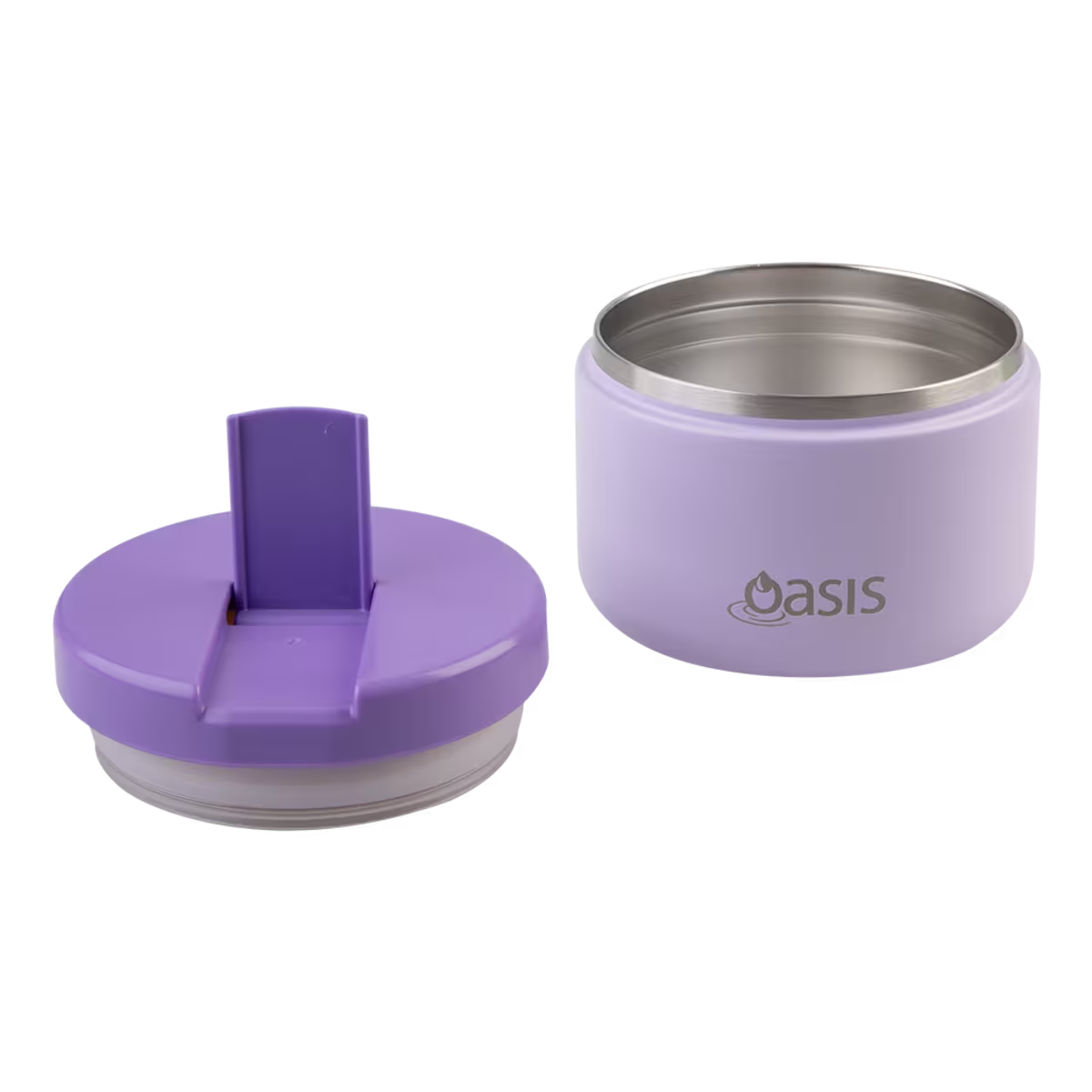 Double Wall Insulated Food Flask 300ml (Lilac)