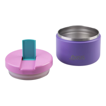 Double Wall Insulated Food Flask 300ml (Mermaid Purple)