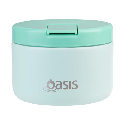 Double Wall Insulated Food Flask 300ml (Mint)