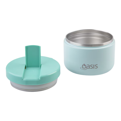 Double Wall Insulated Food Flask 300ml (Mint)