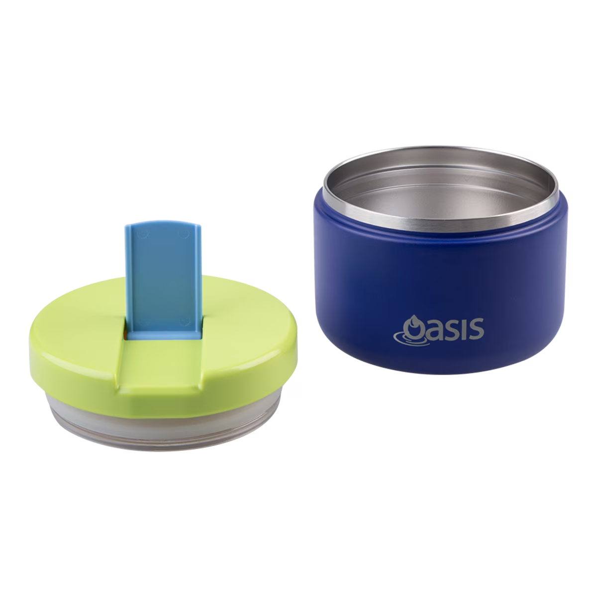 Double Wall Insulated Food Flask 300ml (Peacock Blue)