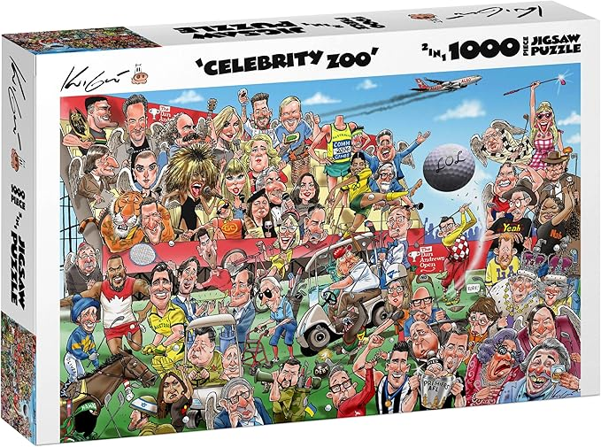 Celebrity Zoo 1000pc - 2 in 1