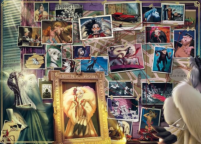 1000 pc Puzzle - Villainous Cruella Deville