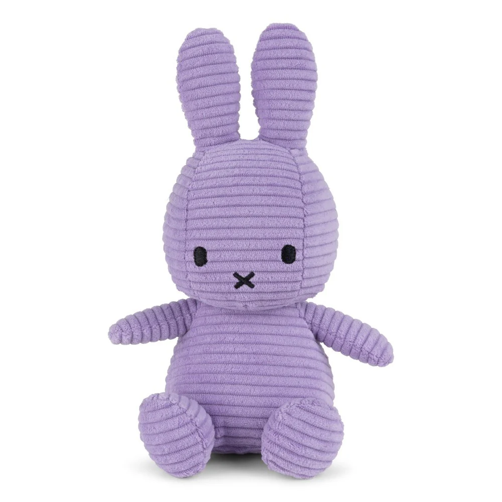 Miffy Plush ECO Corduroy Lilac 23cm