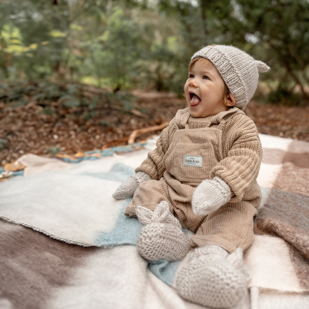 Cottontail Booties - Oatmeal