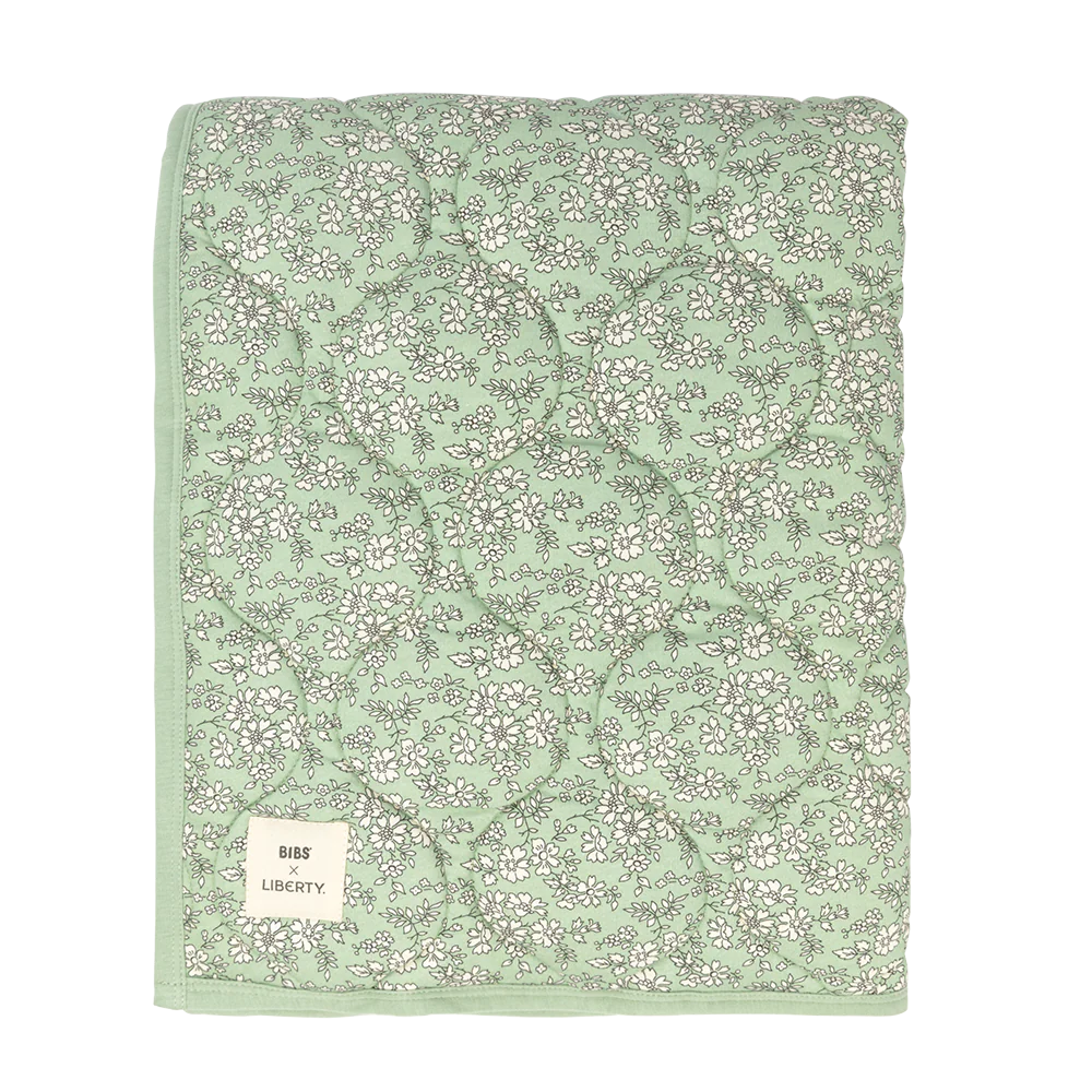 Liberty Print Quilted Baby Blanket