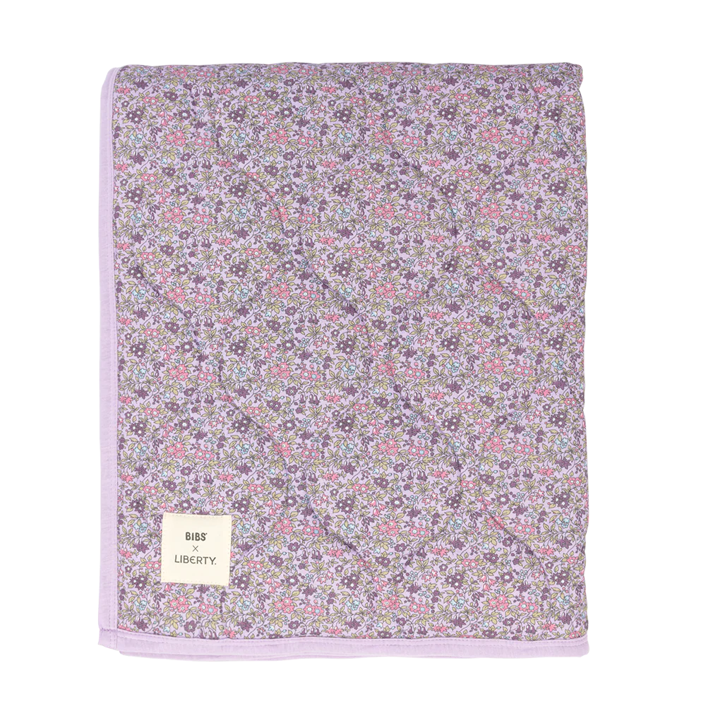 Liberty Print Quilted Baby Blanket