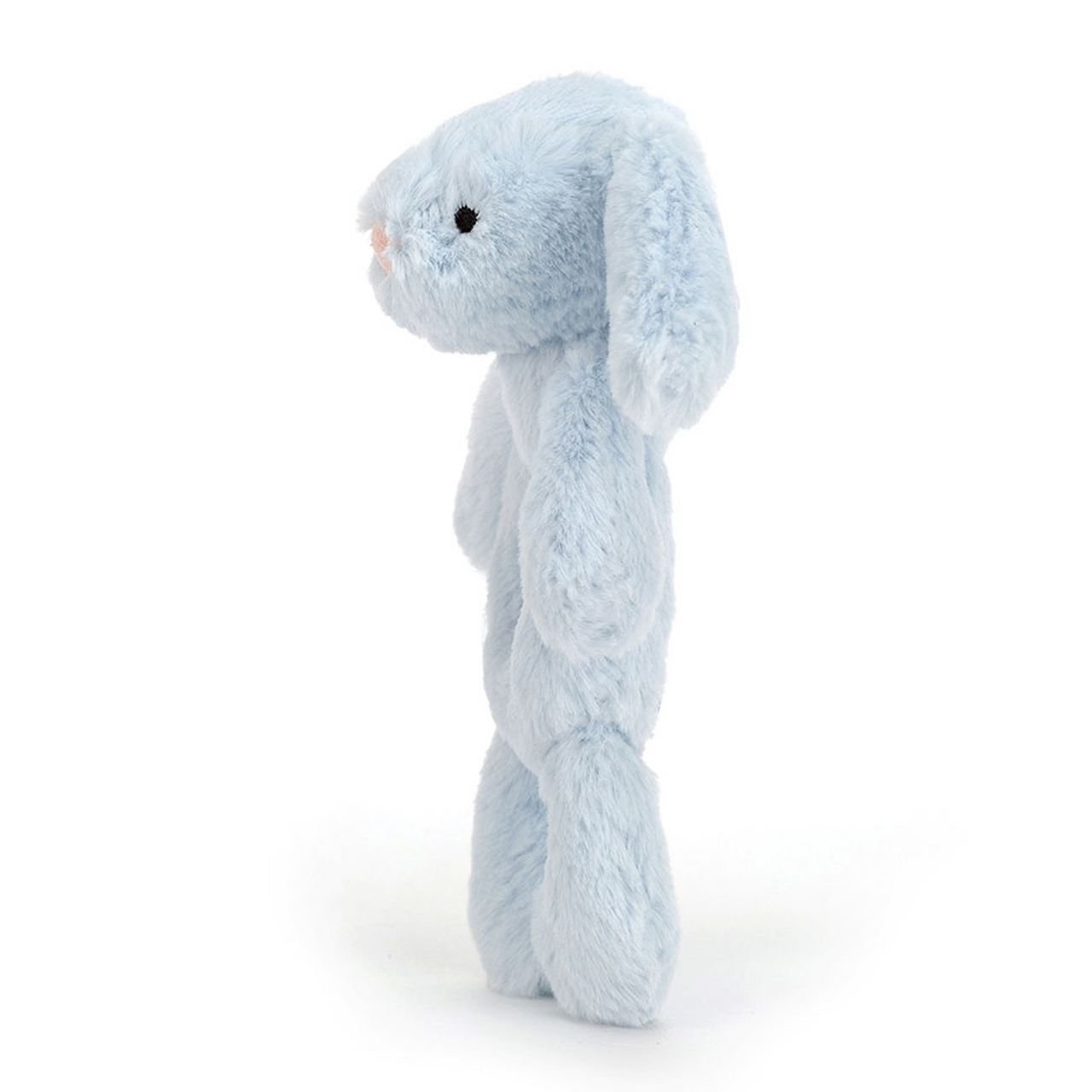 Bashful Bunny Ring Rattle Baby Blue