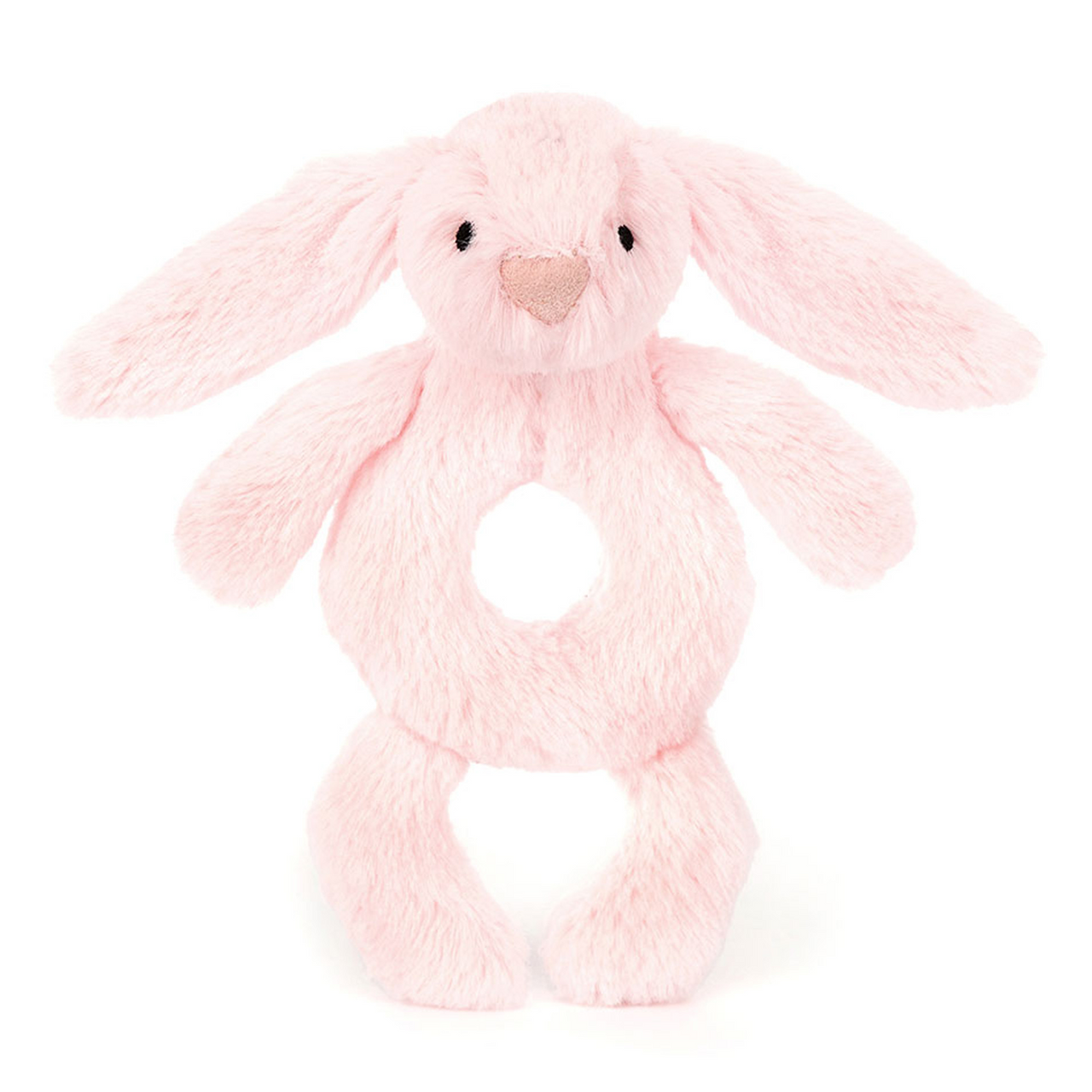 Bashful Bunny Ring Rattle Baby Pink