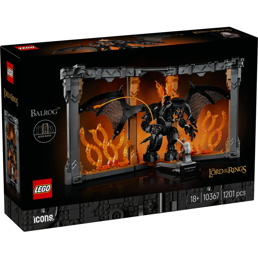 The Lord Of The Rings: Barlog Book Nook Lego 10367