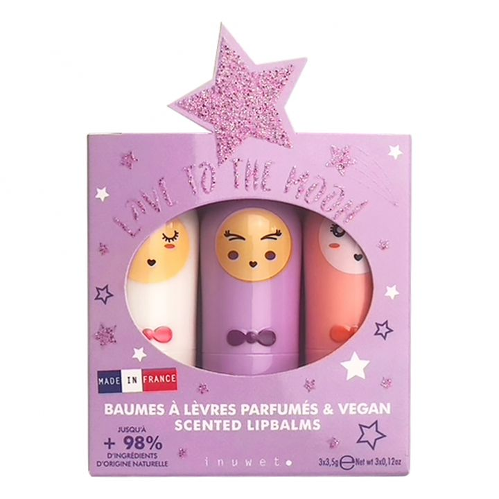 Trio Lip Balms Gift Set - assorted