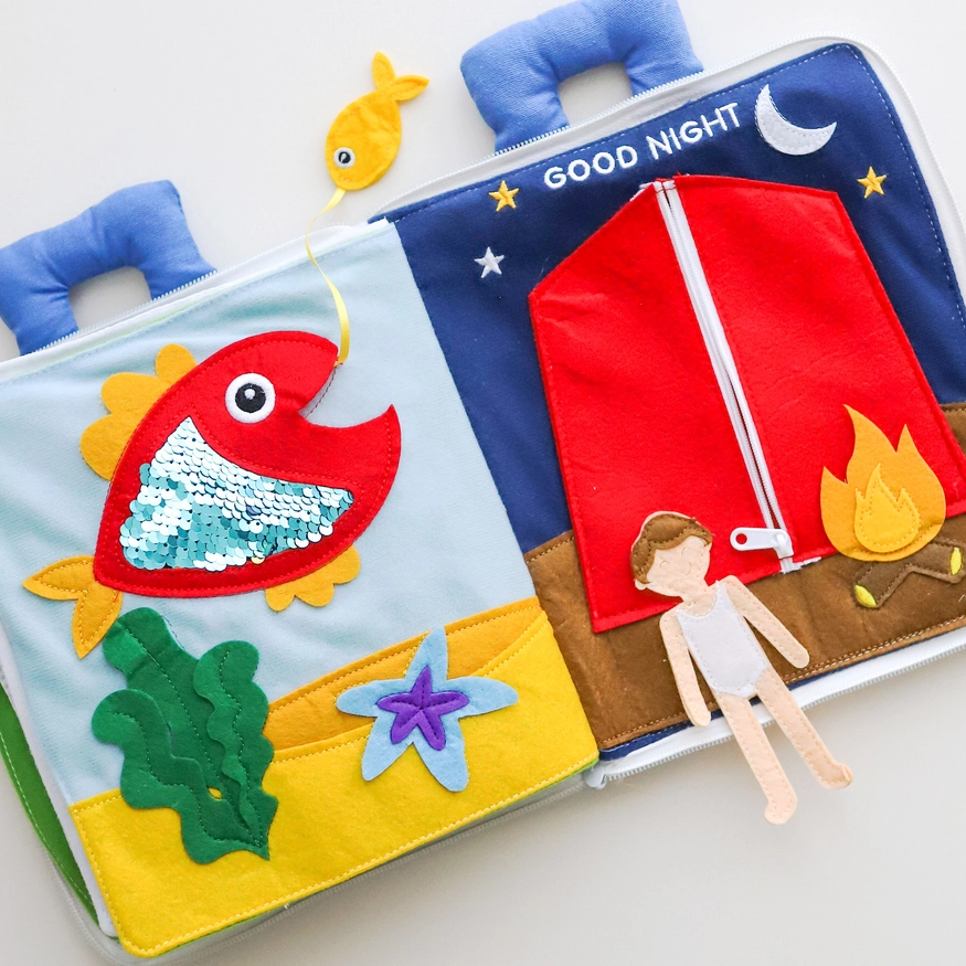 Fabric Activity Book - Away We Go