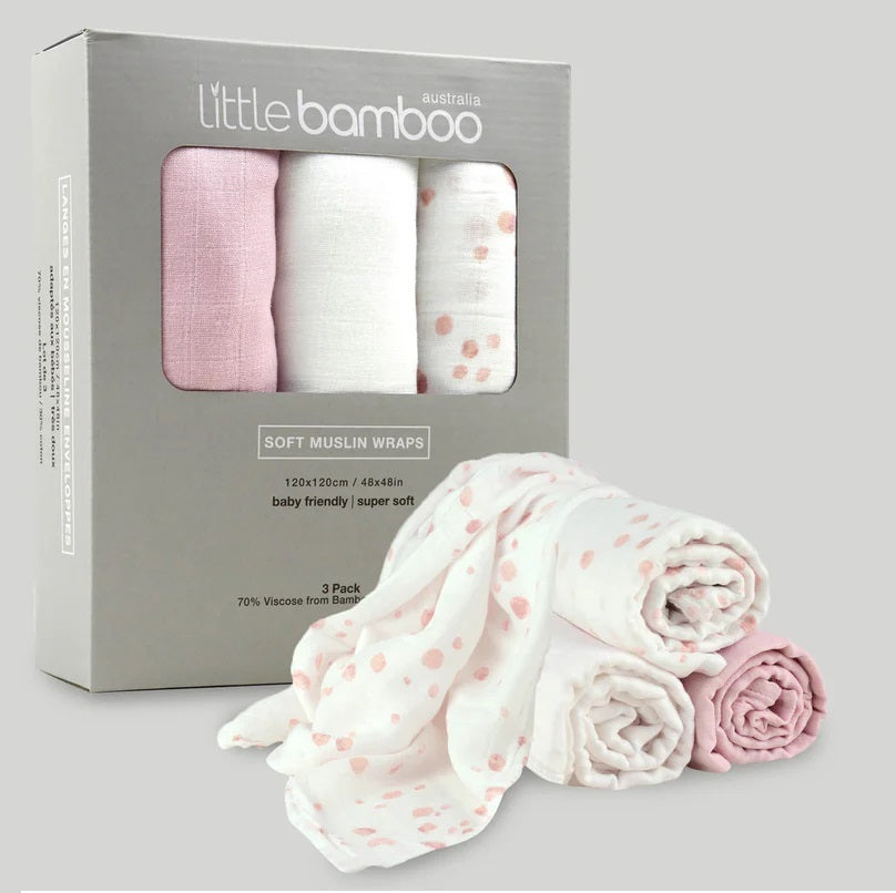 Little Bamboo Muslin Wraps