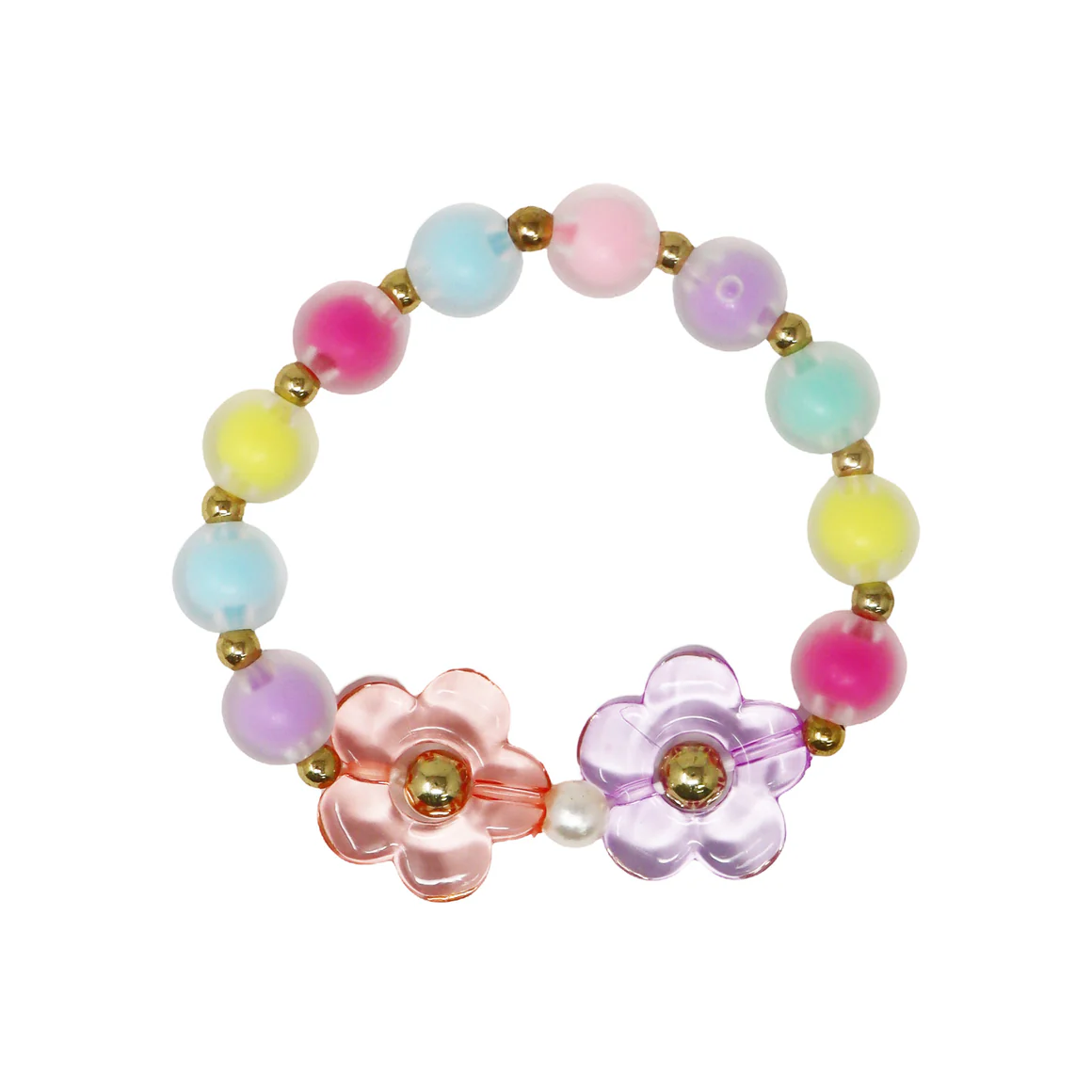 Flower Beaded Bracelet