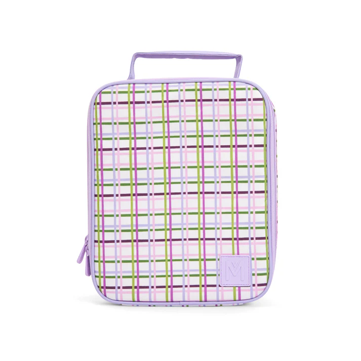 MontiiCo Large Insulated Lunch Bag (Larger Size) - Berry Patch