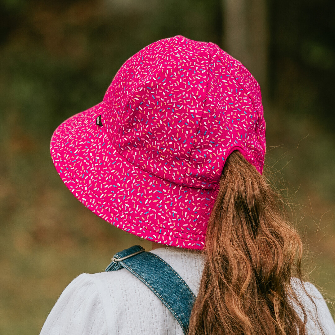 Ponytail Bucket Hat - Sprinkles