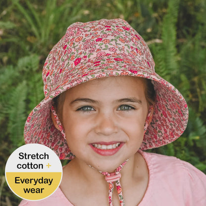 Ponytail Bucket Sun Hat - Bonnie