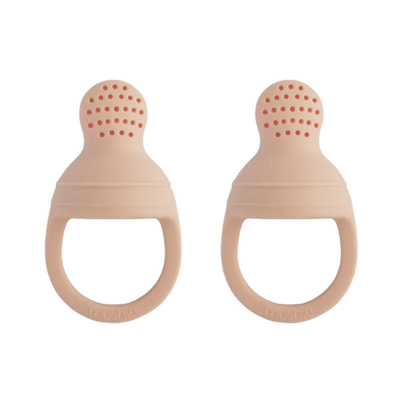 Silicone Fresh Food Feeder Set of 2 - Blush