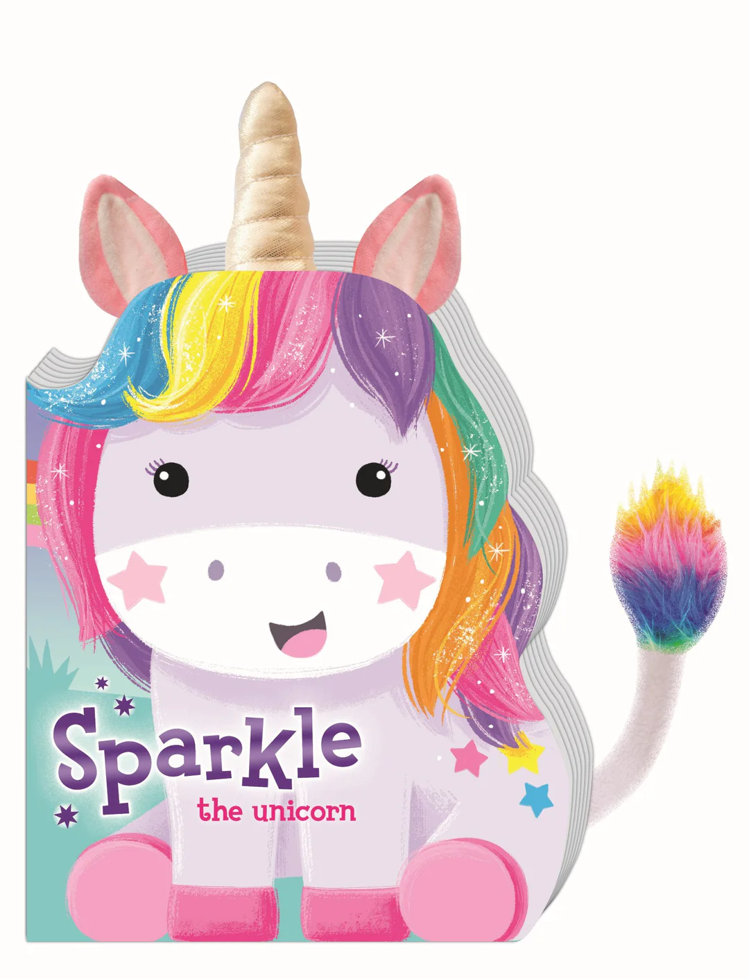 Chunky Plush Book - Sparkle the Unicorn