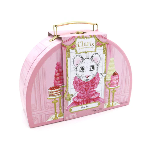 Claris the Mouse in Paris Tea Set