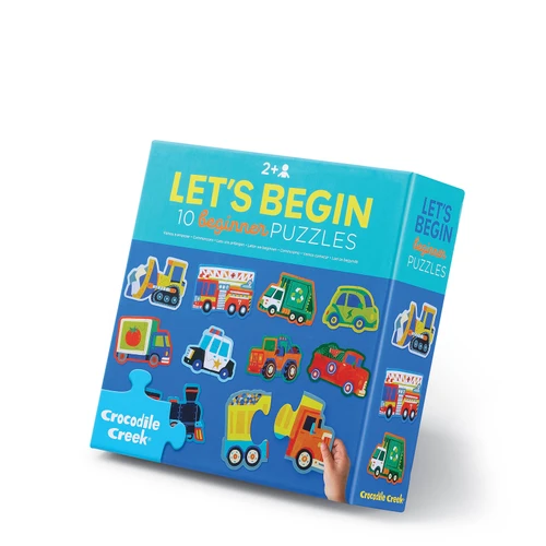 Let's Begin 10 Beginner Puzzles - Vehicles
