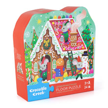 Classic Floor Puzzle 24pc - Gingerbread House
