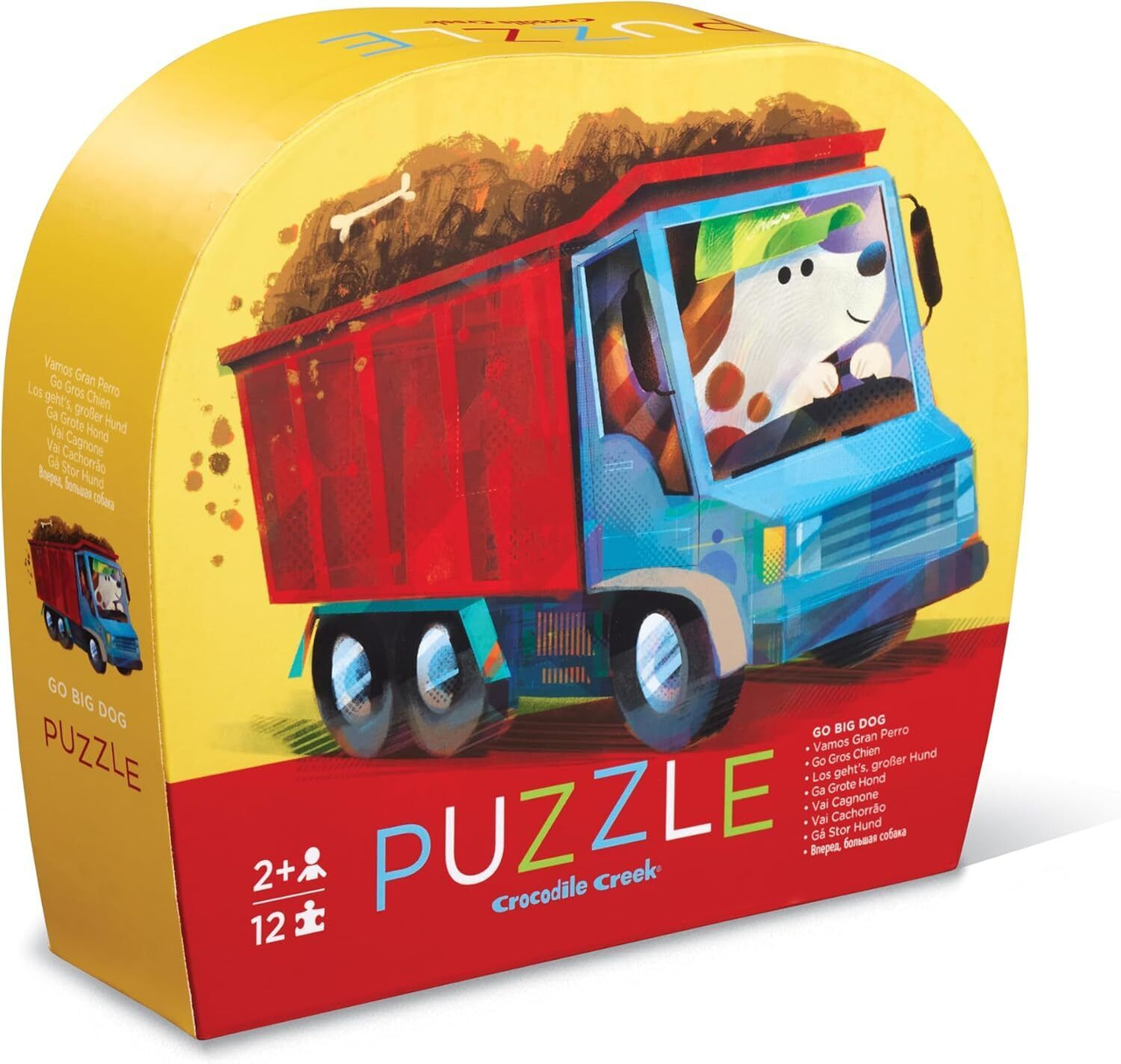 12pc Mini Puzzle Go Big Dog