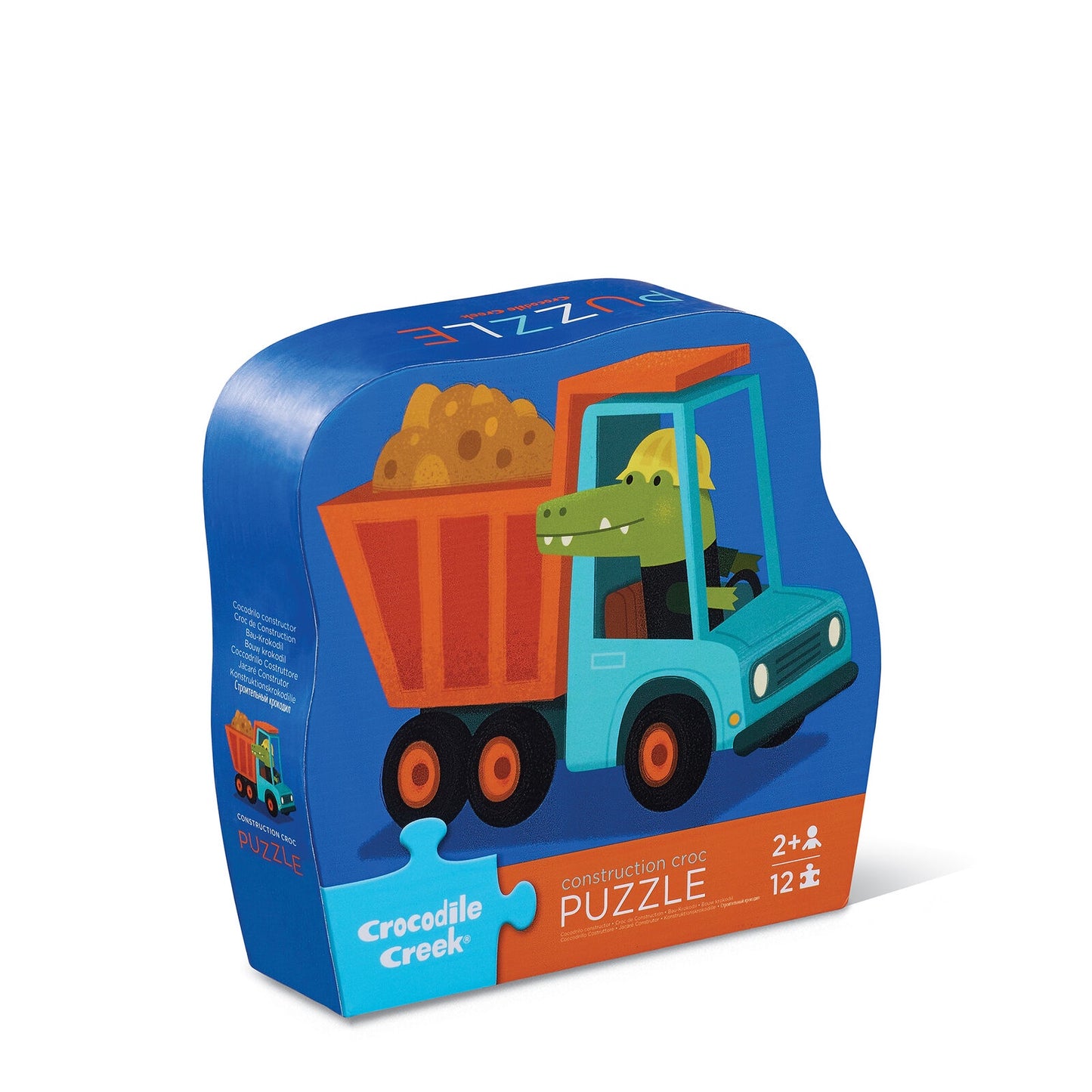 12pc Mini Puzzle - Construction Croc