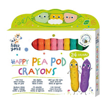 Happy Pea Pod Crayons - 24 pc