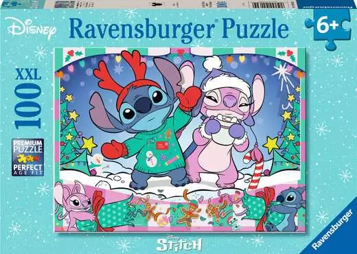 100 pc Puzzle - Disney Stitch Merry Everything!