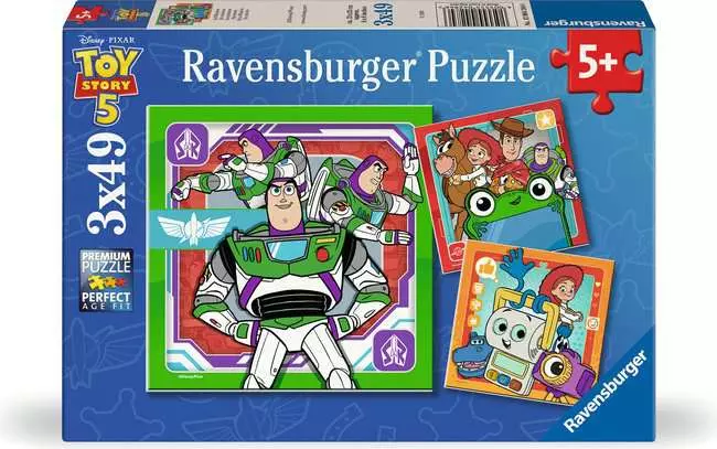 3 x 49 pc Puzzle - Toy Story 5 - On a Mission