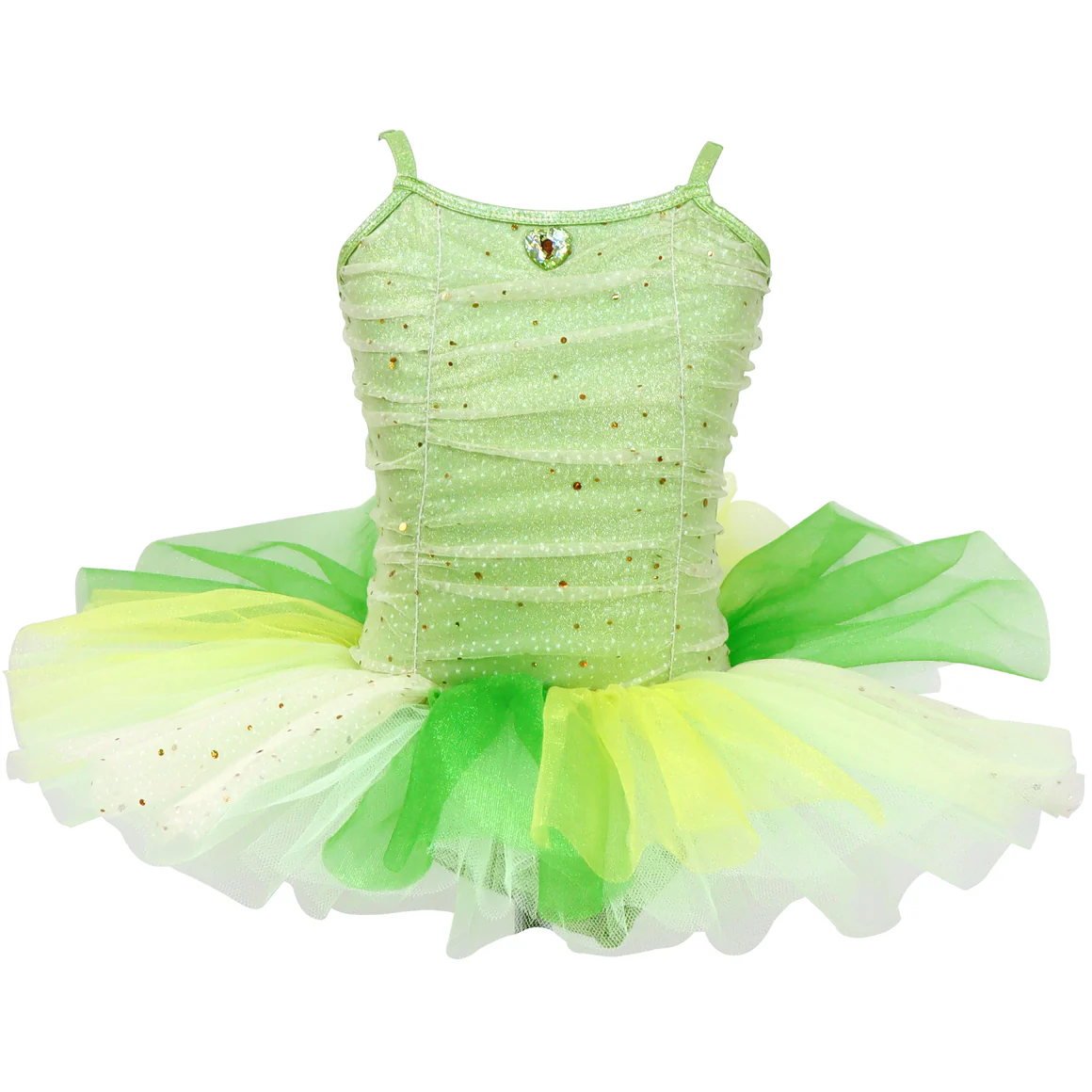 Disney Princess Tiana Sparkling Ruched Tutu - Size 5/6