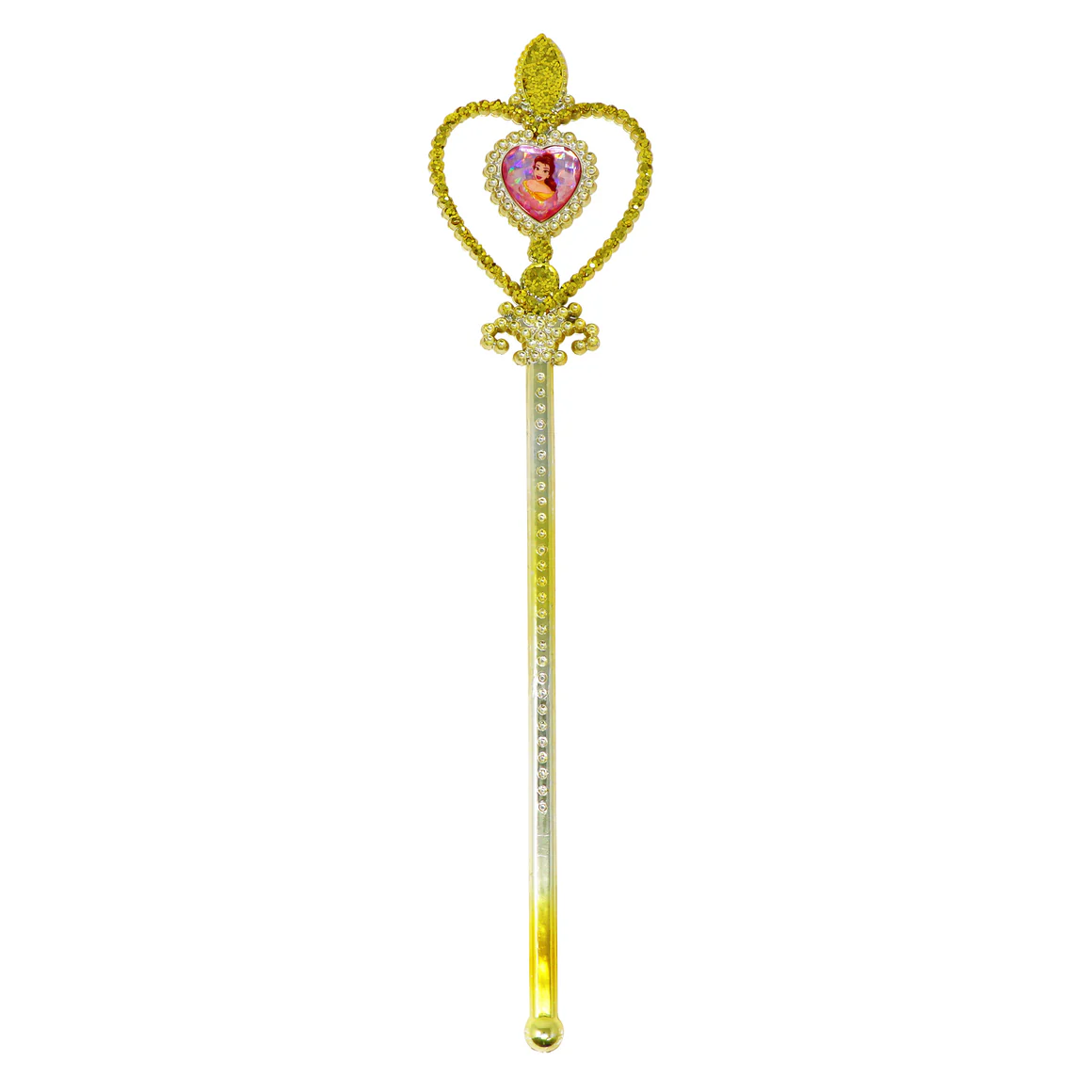 Disney Princess Belle Heart Gemstone & Glitter Wand